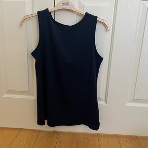 Classic Navy Sleeveless Top